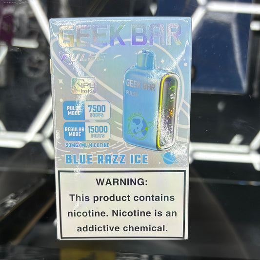 Geek bar blue razz ice