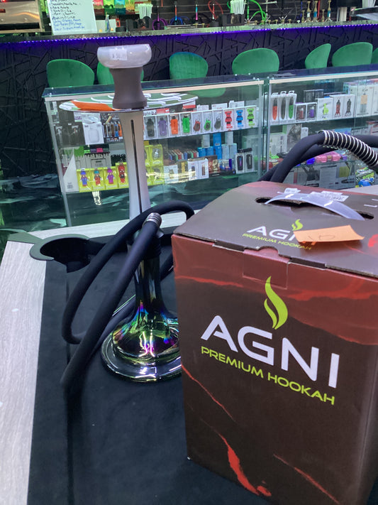 Agni hookah Dallas-silver