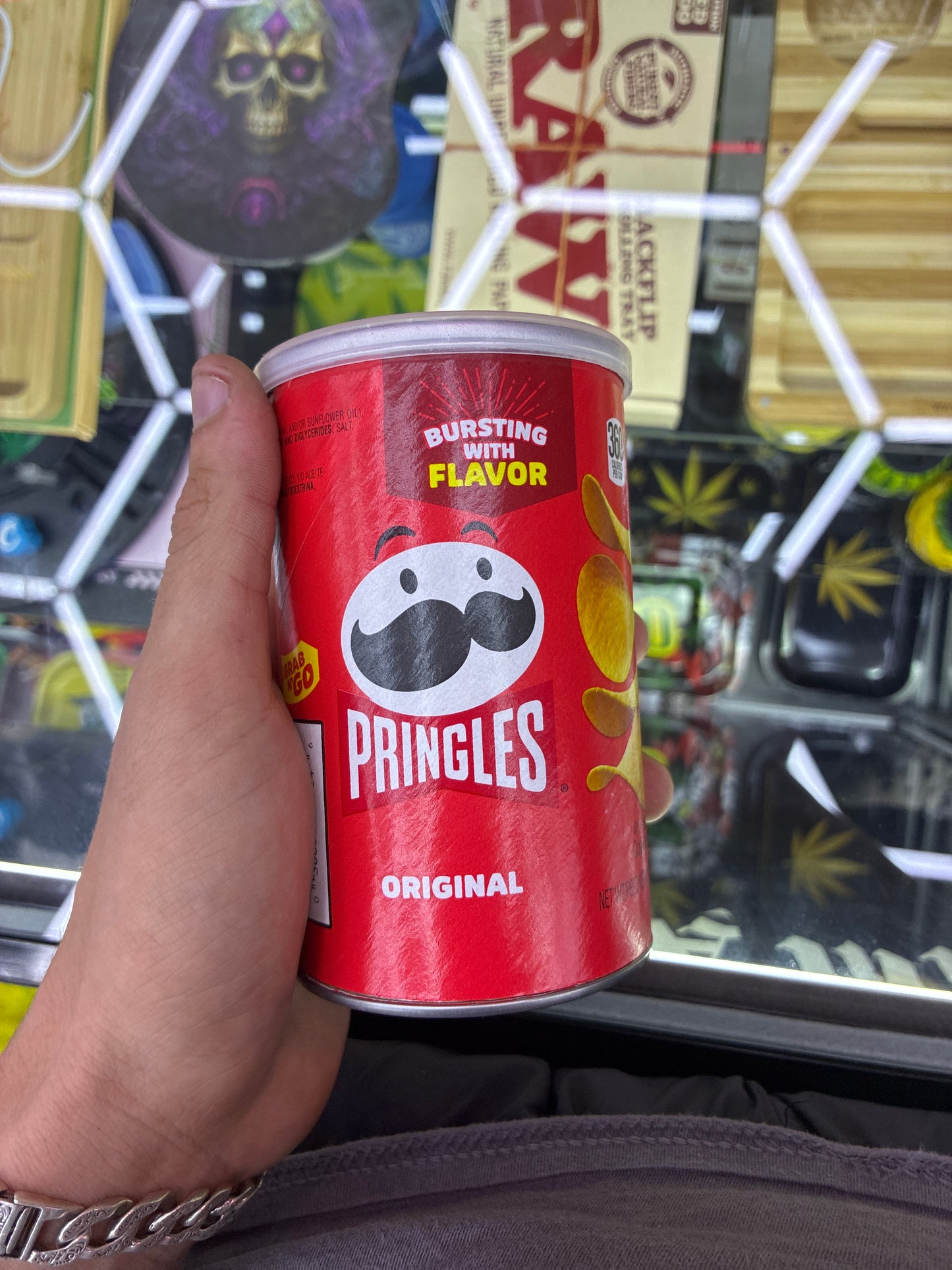Pringle original small stash jar