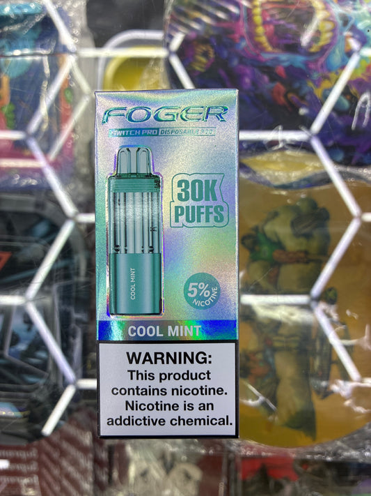 Fogger switch pro disposable pod 30k puffs cool mint