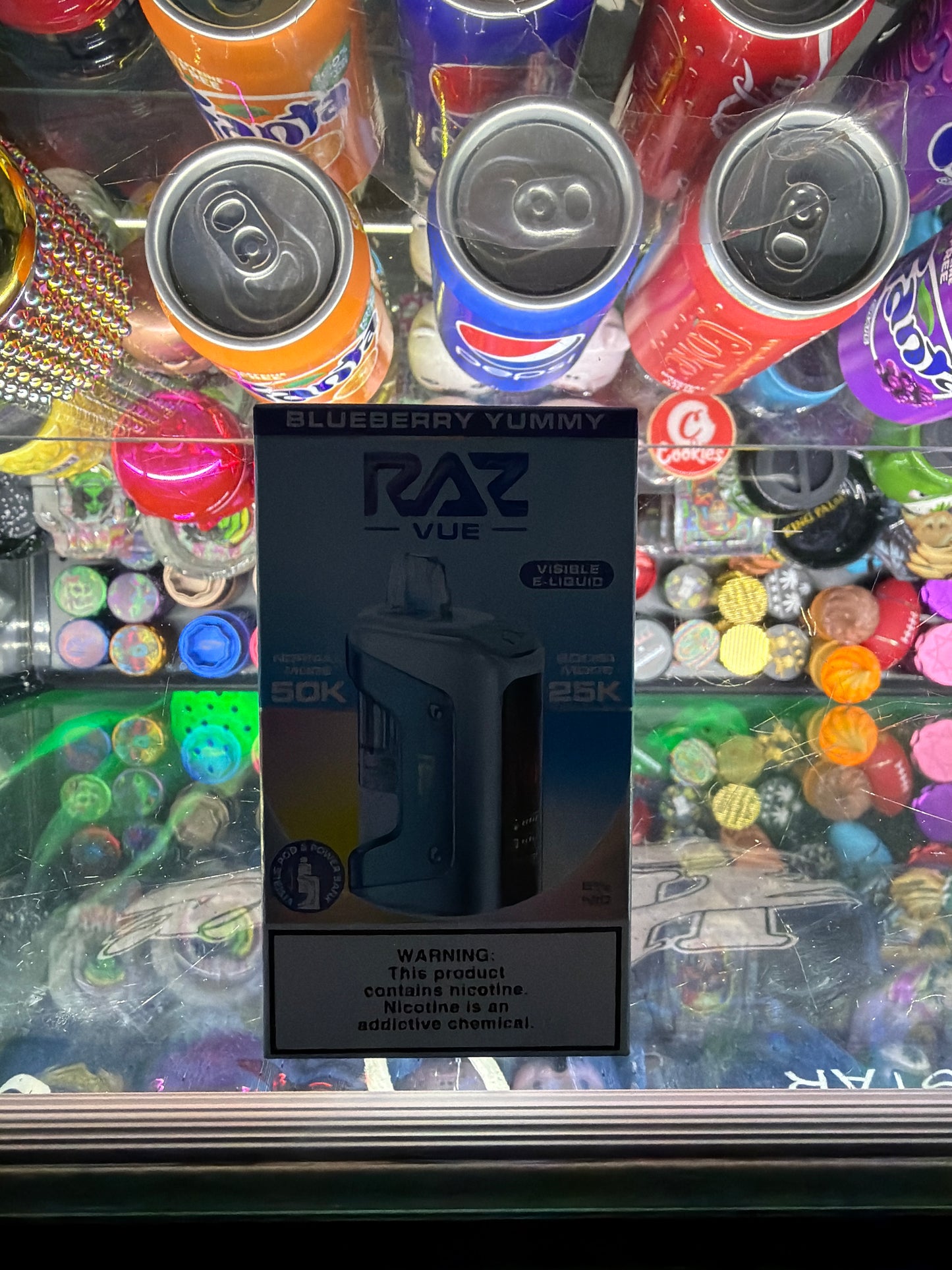 Raz Vue Kit 50k puff disposable blueberry yummy