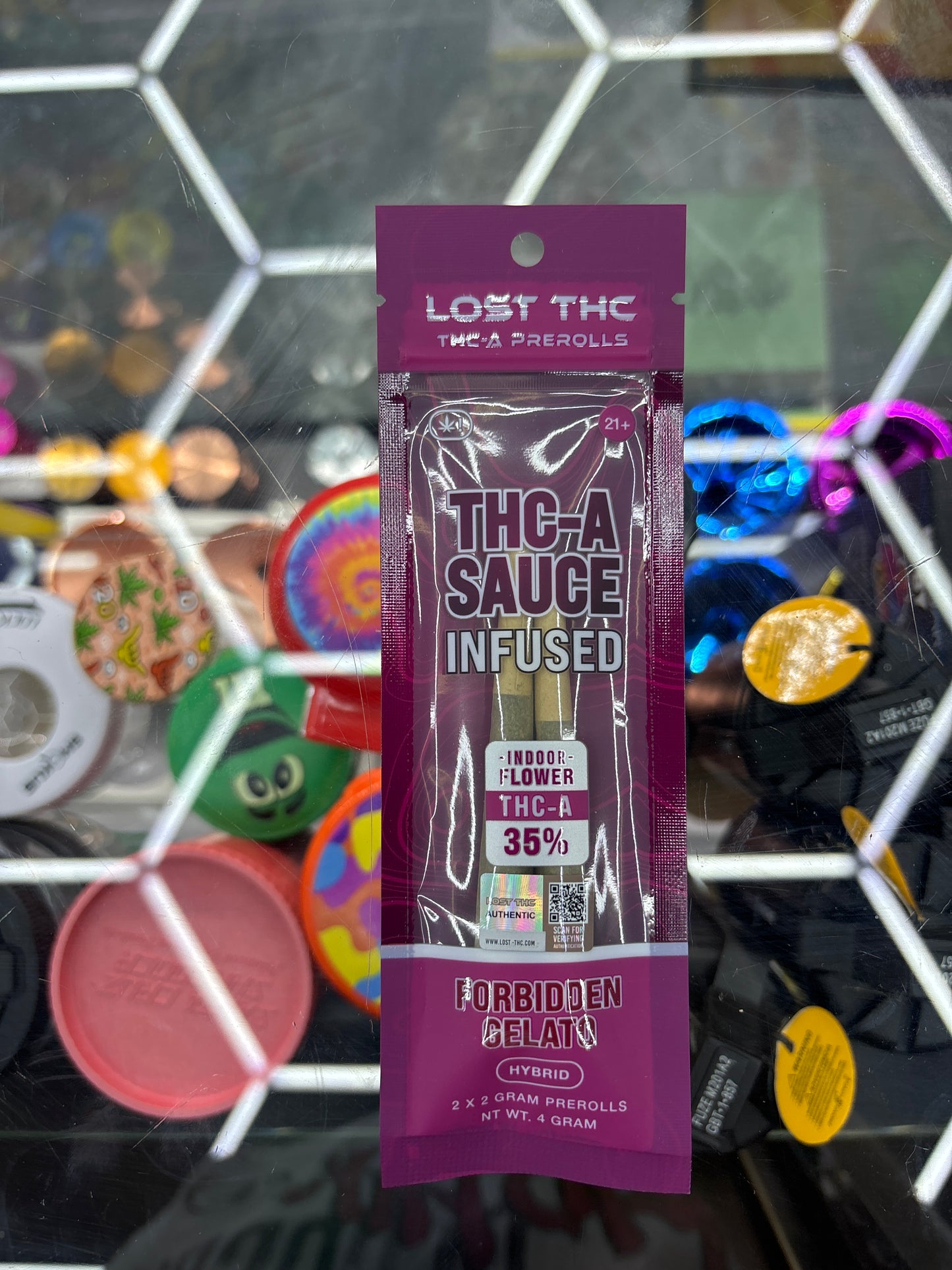 Lost thc-a pre-rolls, thca sauce, infuse forbidden gelato hybrid