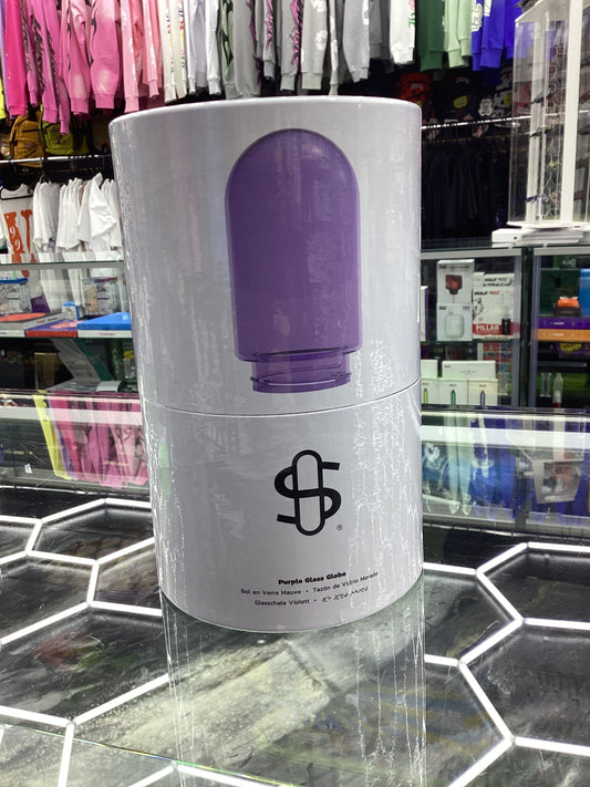 Stundenglass purple glass globe (large)