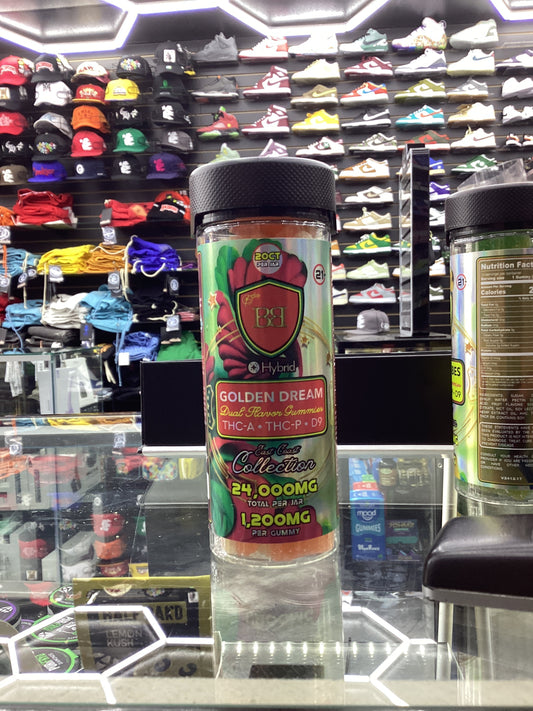BB thca dual flavor gummies 1200mgx20ct golden dream