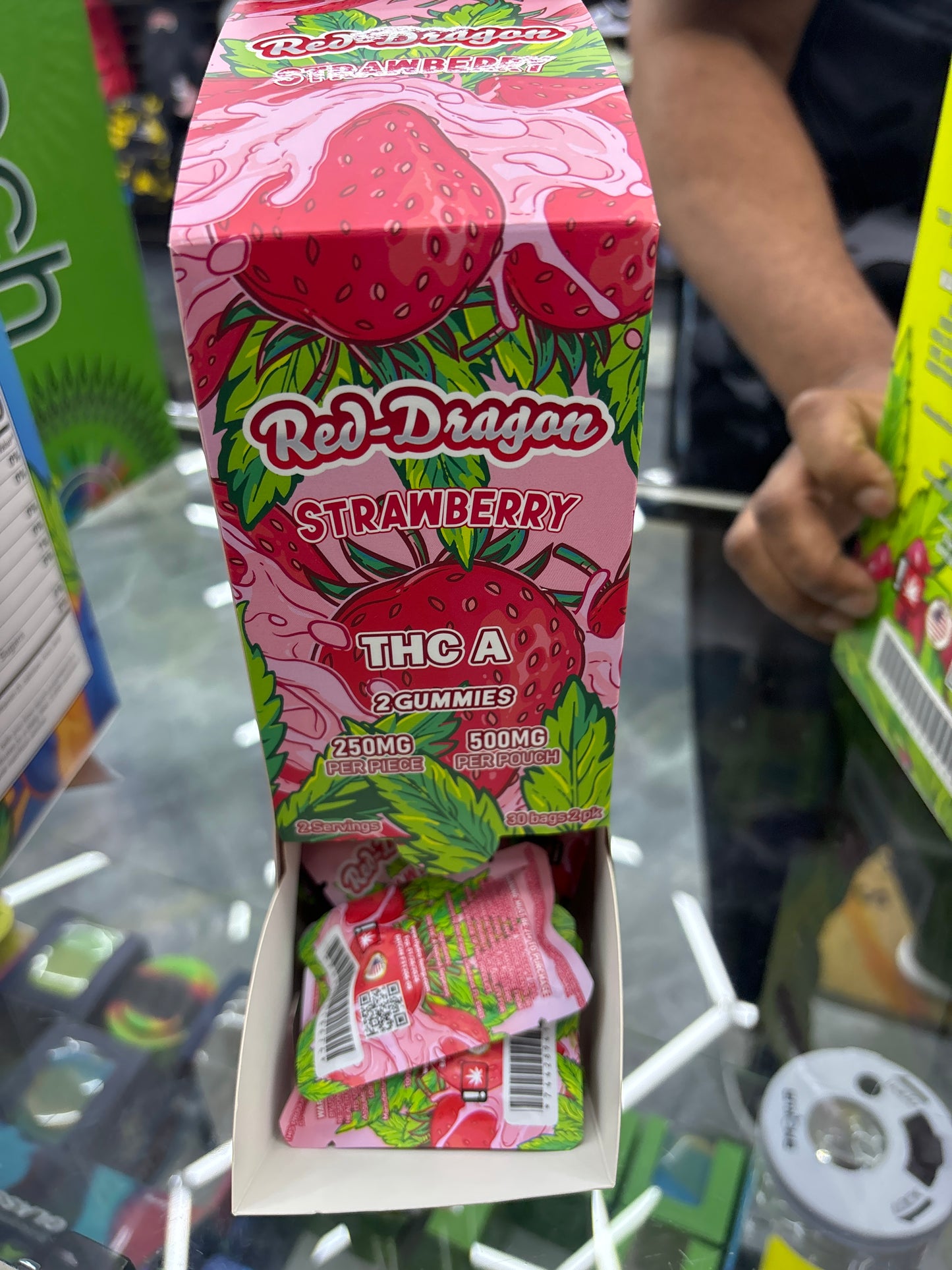 Red dragon strawberry thca 500mg per pack
