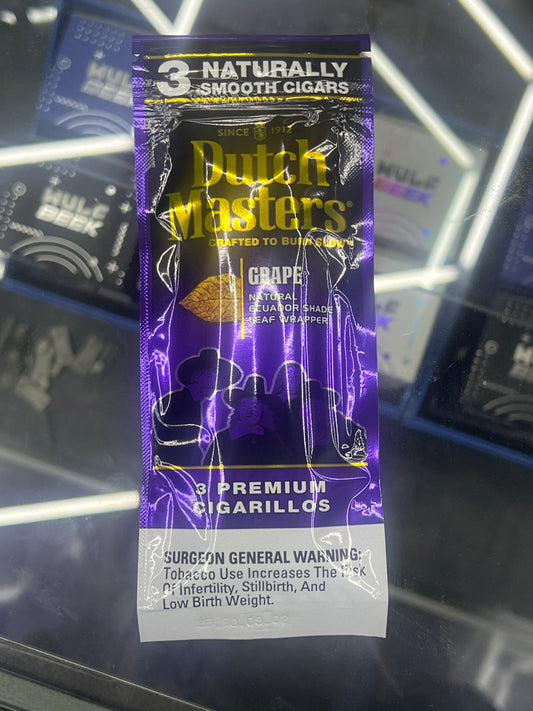 Dutch Masters grape 3 premium cigarillos