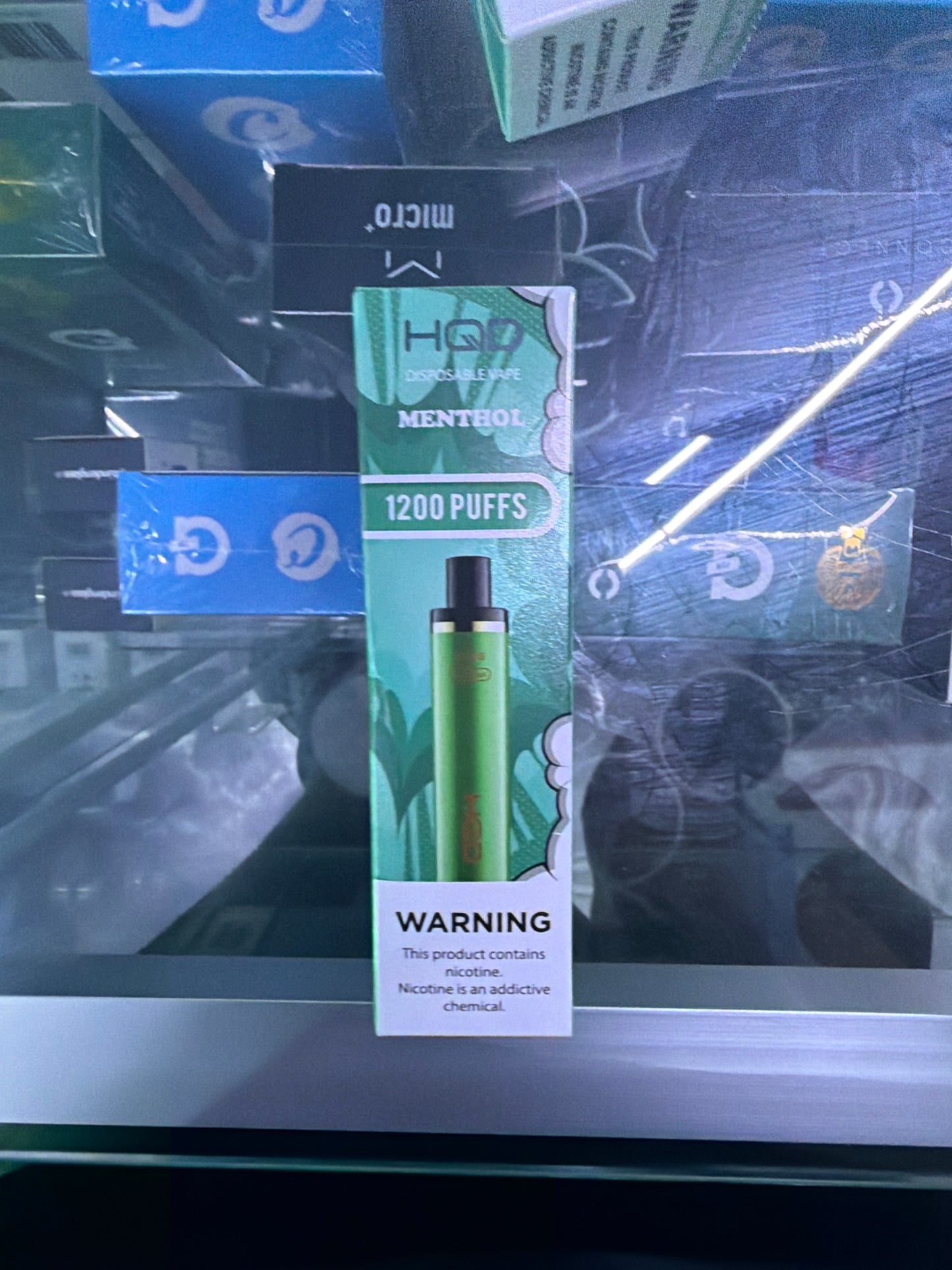 HQD menthol 1200 puffs