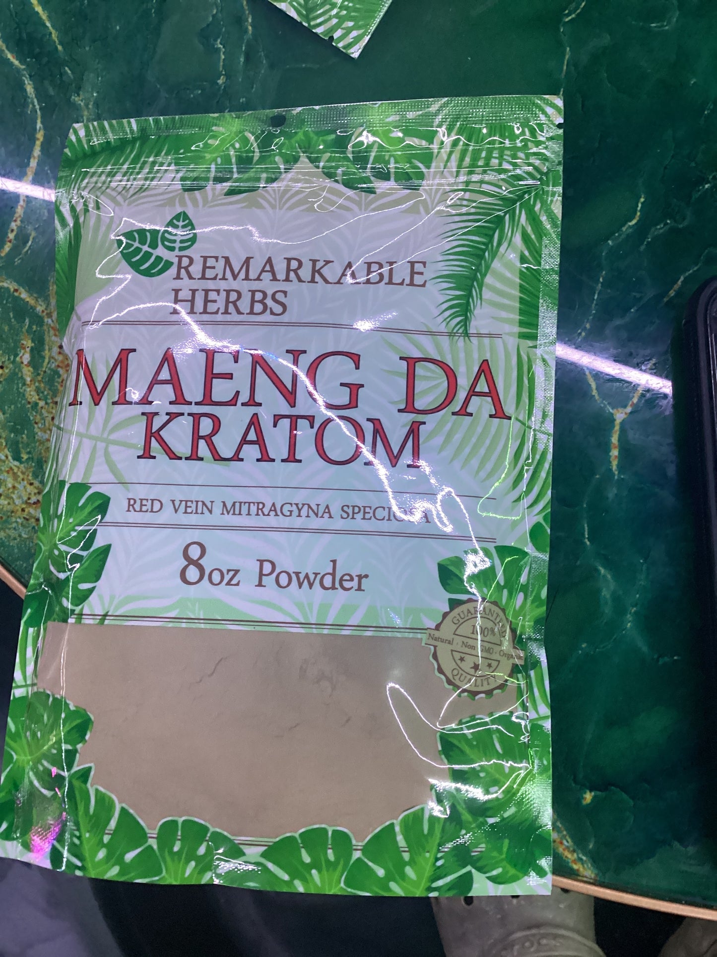 Remarkable herbs, maeng da Kratom , red vein mitragyna speciosa 8oz powder