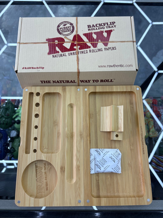 Raw backflip, rolling tray