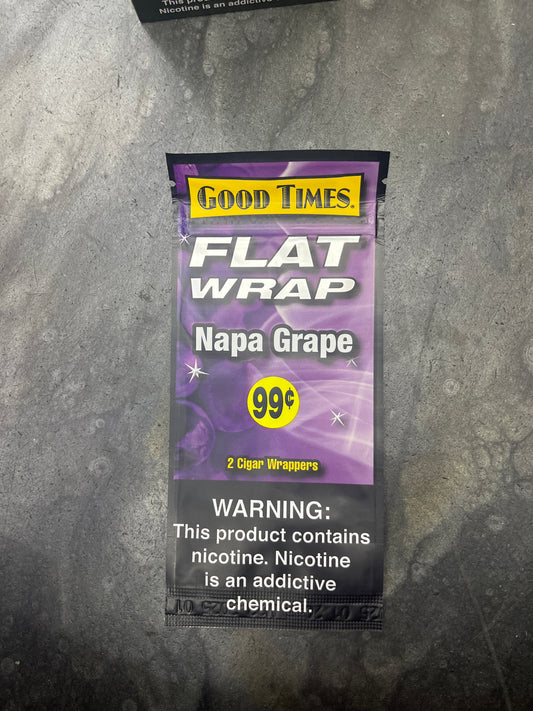 Good times flat wraps Napa grape