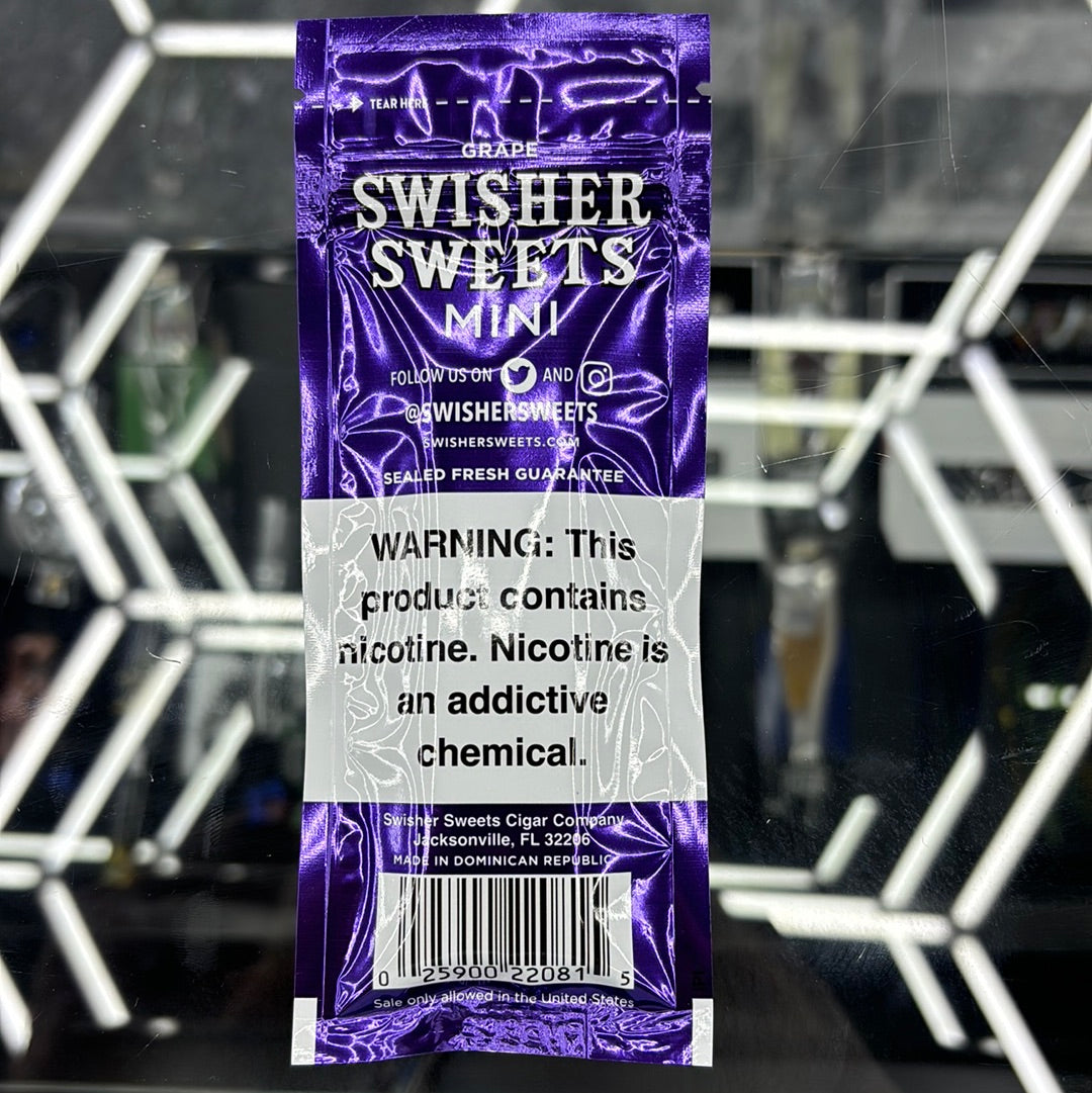 Swisher sweets mini grape 3mini cigarillos