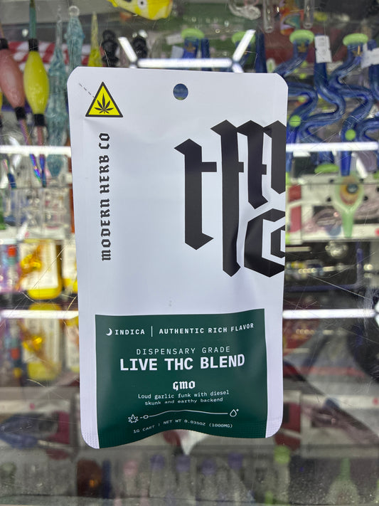 Modern Herb Co live Thc-a dispensary grade blend 1g cartridge GMO indica