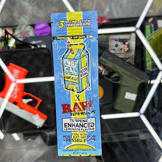Raw lyrical, lemonade, terp wraps