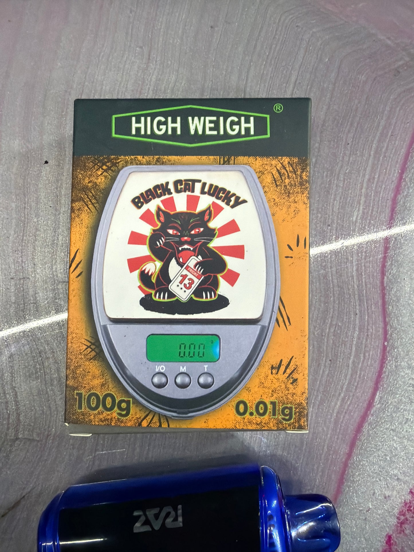 HIGH WEIGH BLACK CAT LUCKY POCKET SCALE 100GX0.01G