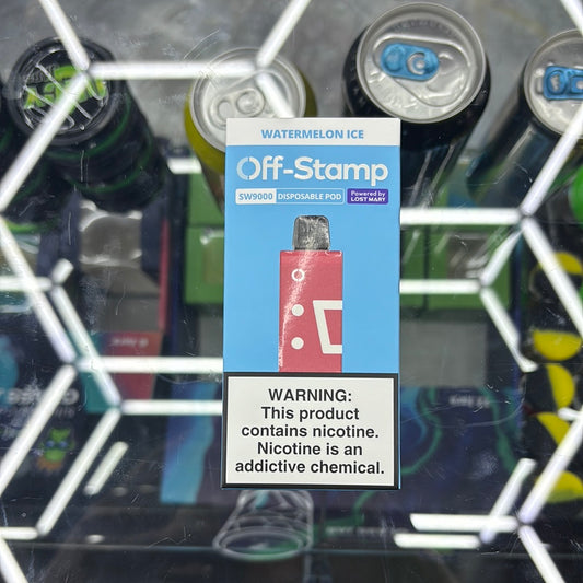 Off stamp pod watermelon ice