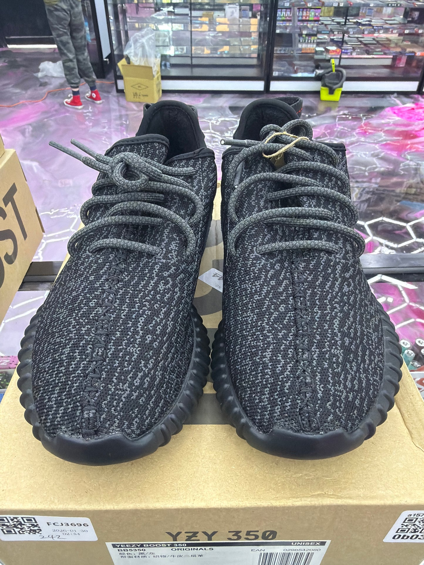 Adidas Yeezy boost 350 Original Pirate black SZ 8.5