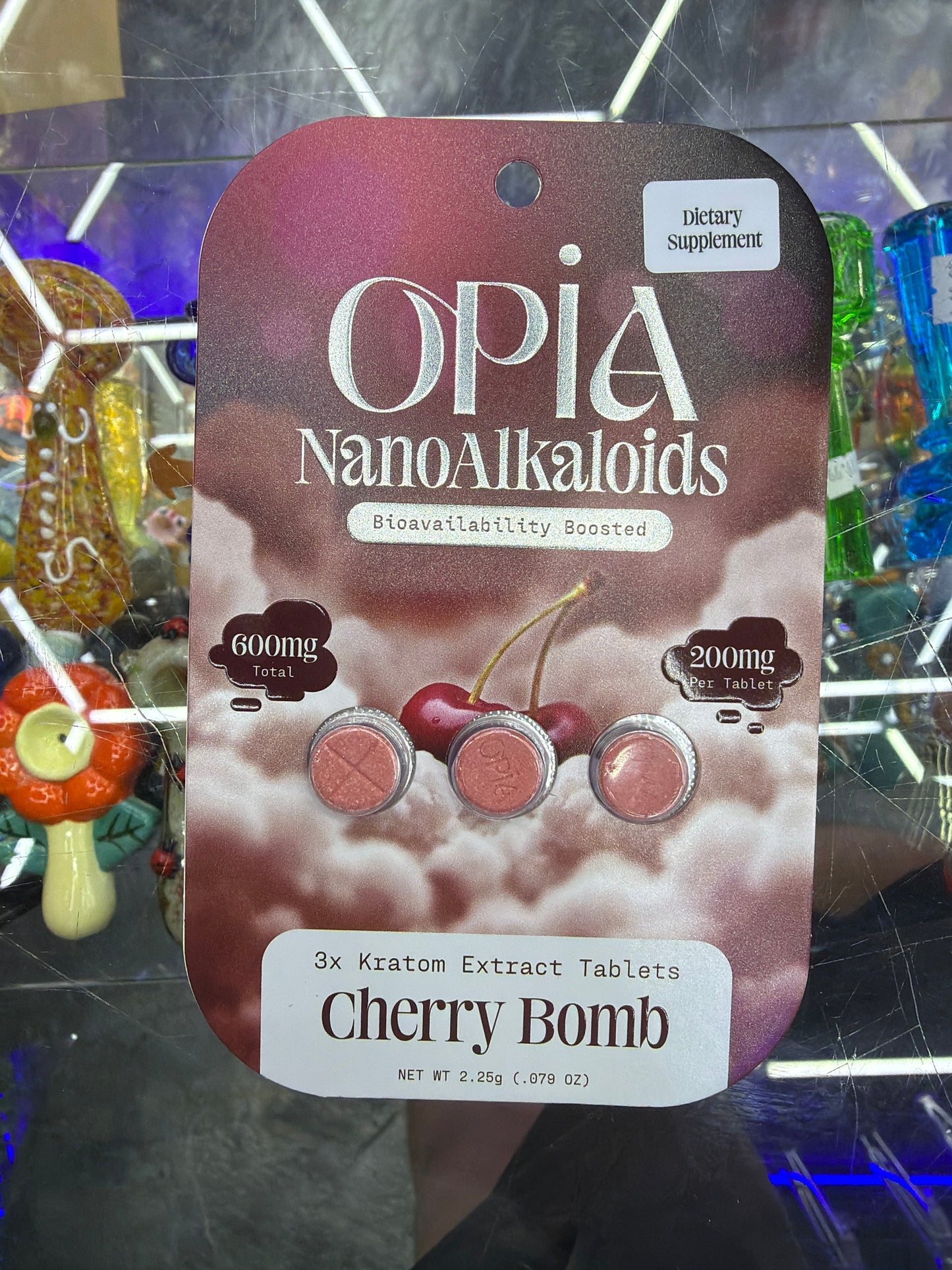 Opia nano alkaloids bioavailability boosted 200mg x 3ct cherry bomb