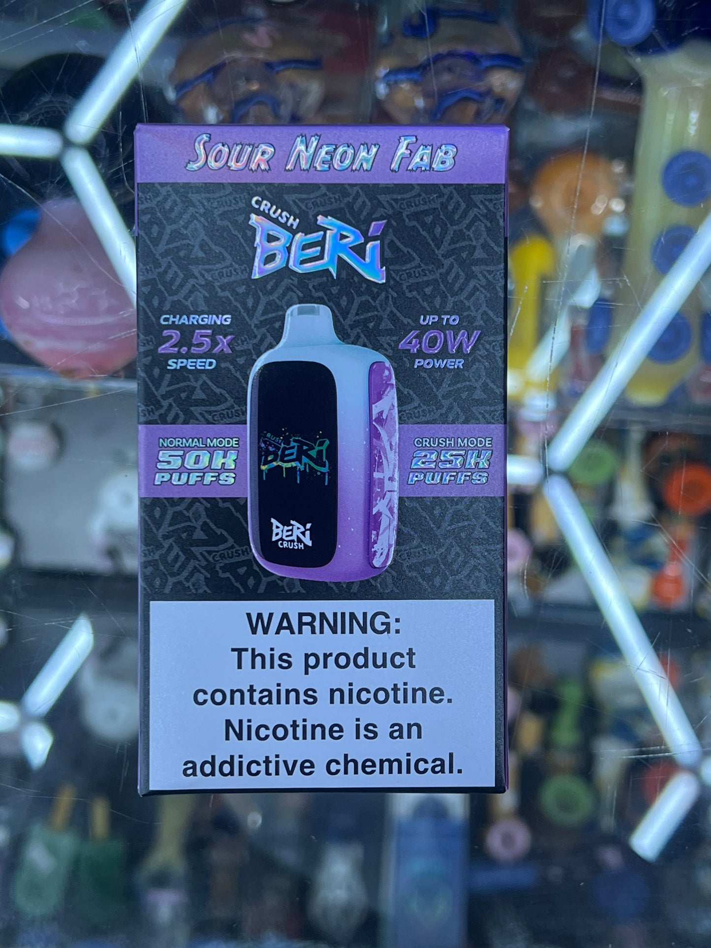 Crush beri sour neon fab 50k puffs