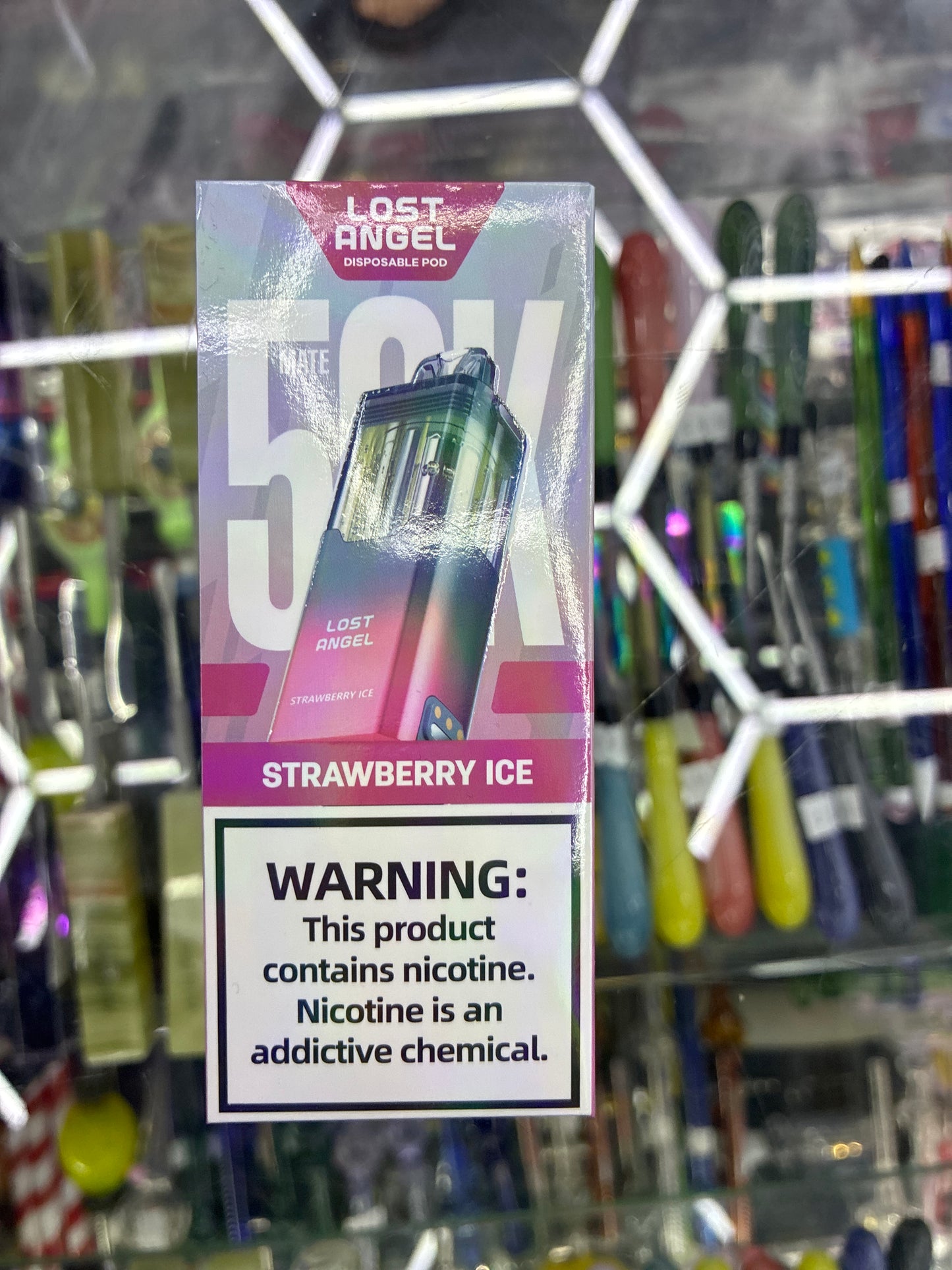 Lost angel 50k puffs disposable pod strawberry ice