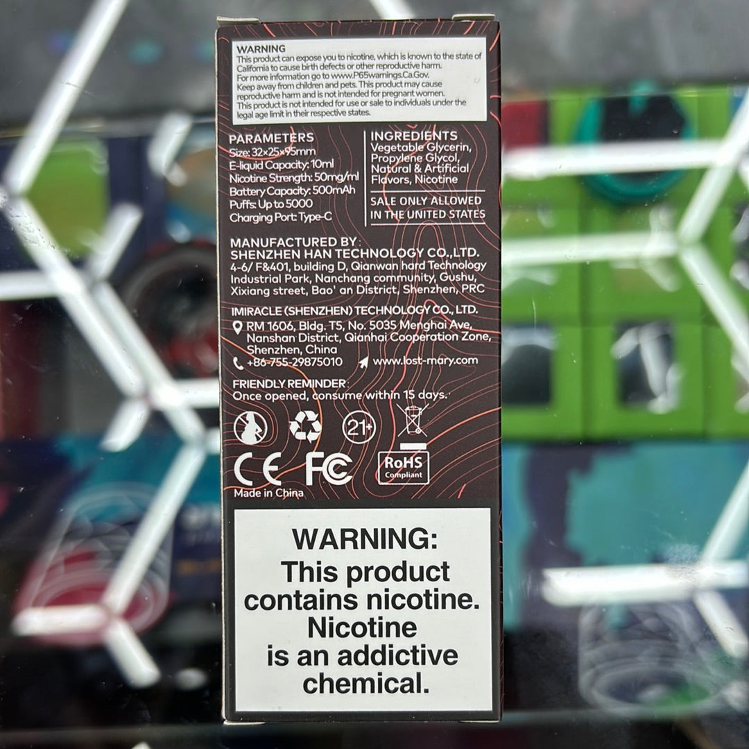 Lost Mary citrus sunshine