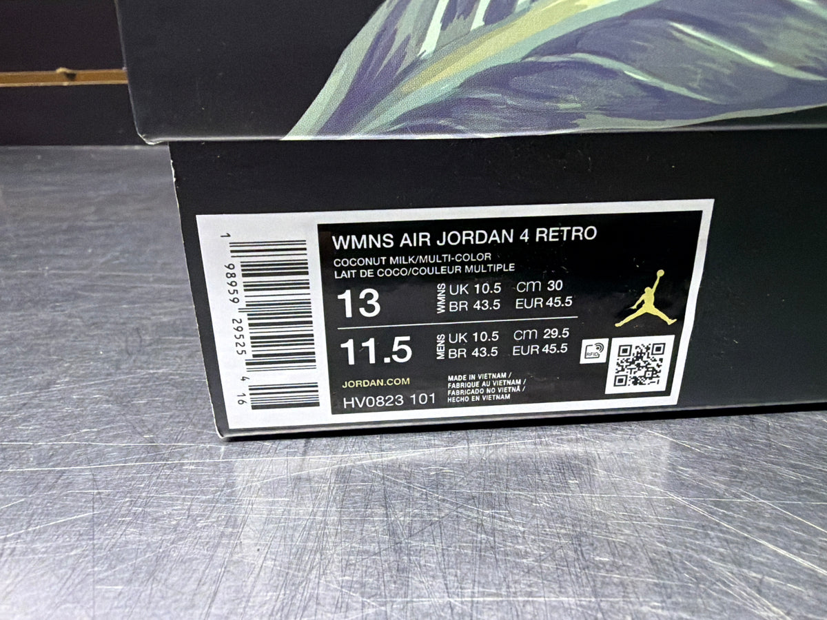 Jordan 4 Retro Birds Of Paradise Size 13