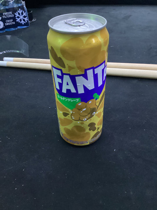 Fanta  exotic soda yellow grape