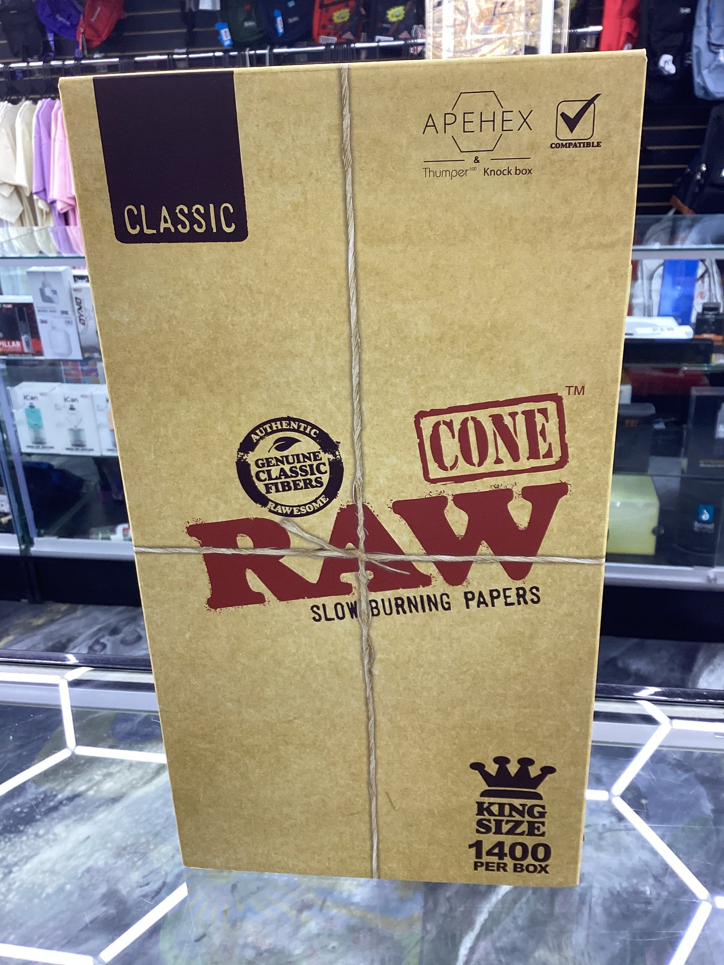 Raw classic king size cones 1400ct