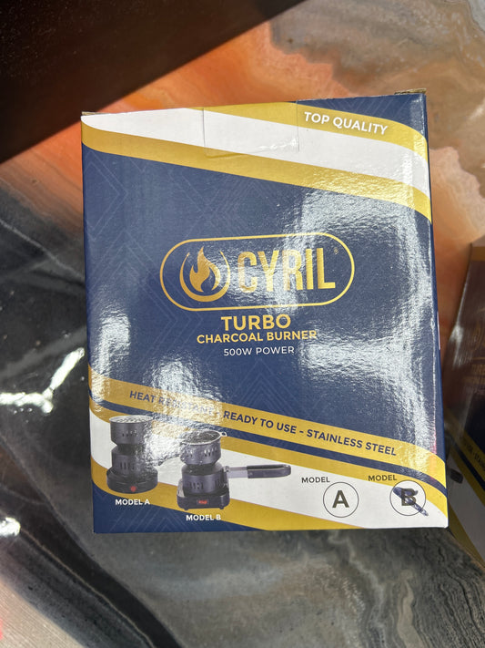 Cyril turbo charcoal burner 500w power