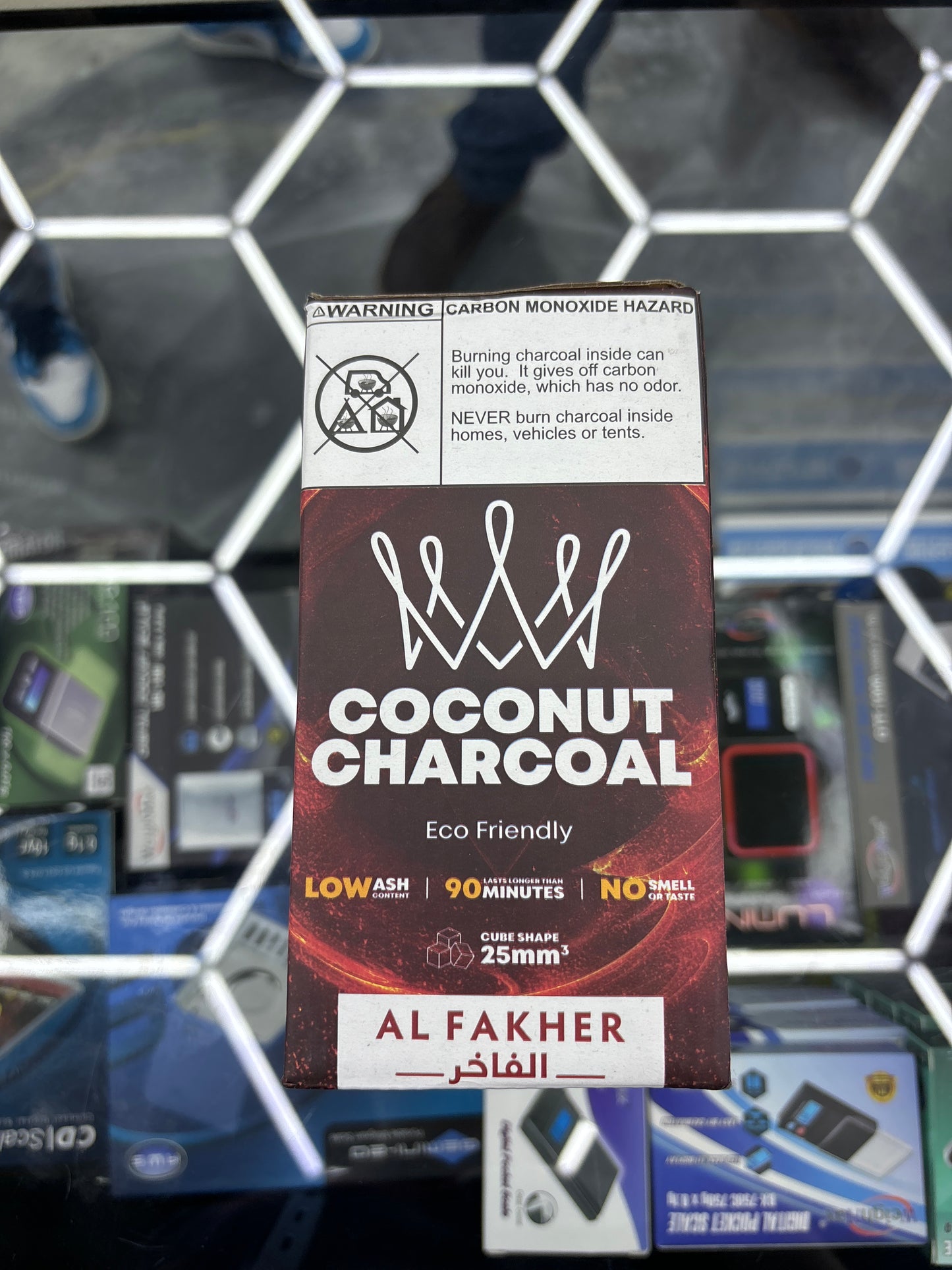 Coconut charcoal, Al Faker 72 pieces Coconut charcoal, Al Fakher 72 pieces