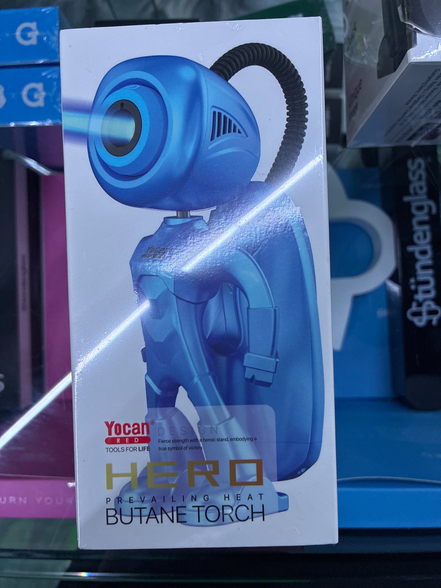 YouCan red hero butane torch blue