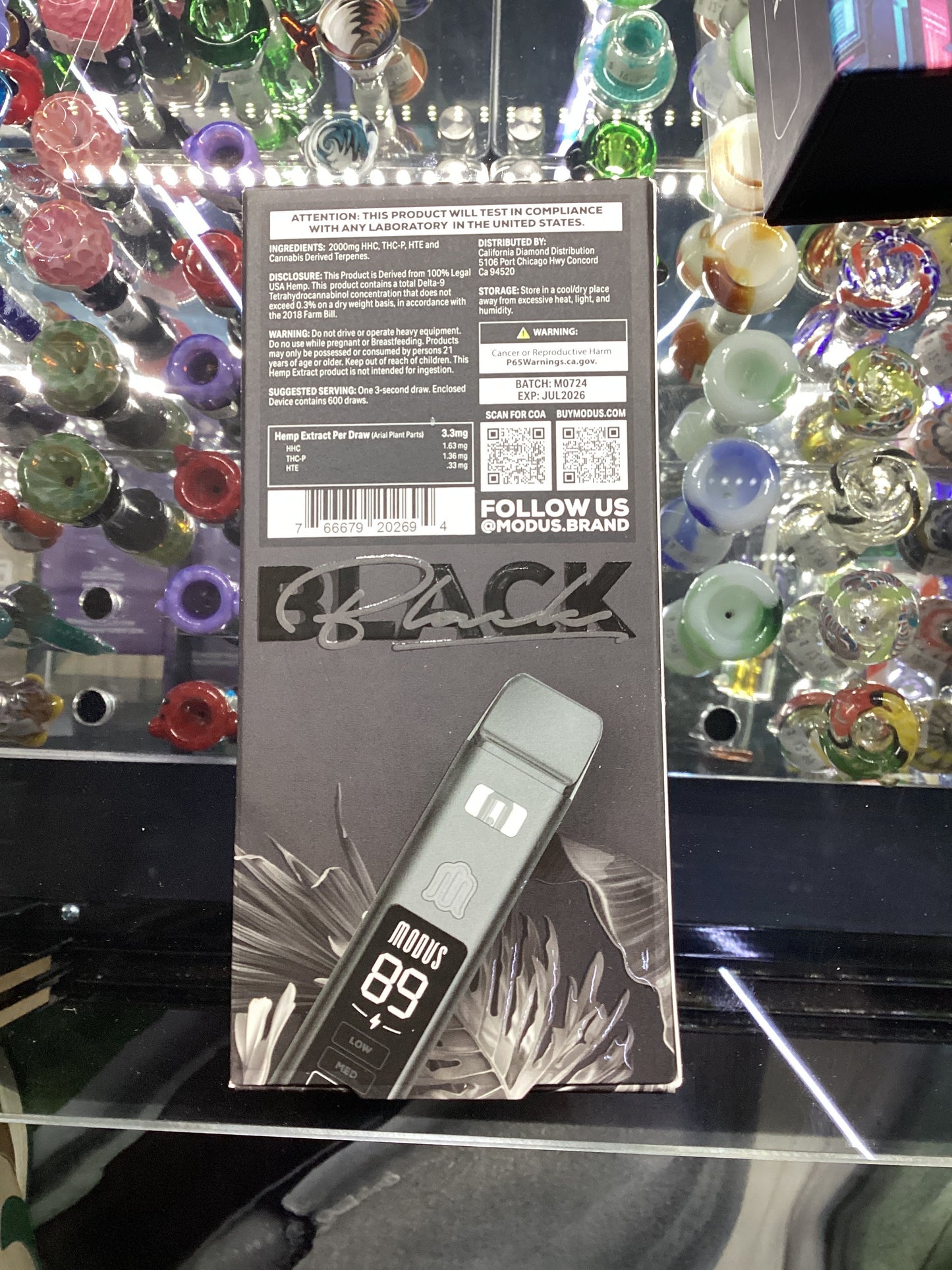 Modus black pocket dabs 2g disposable melonade sativa