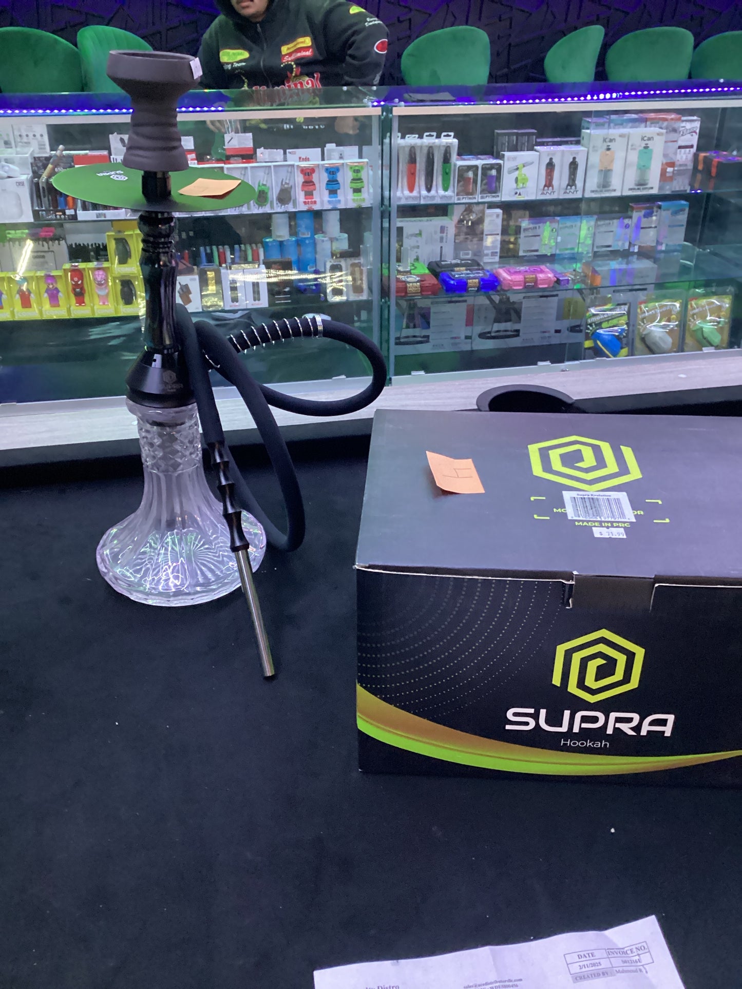 Supra evolution hookah blue marble