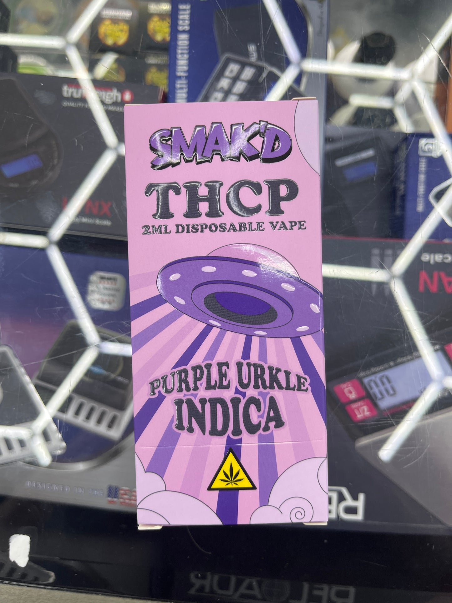 Smak’d thcp 2ml disposable purple urkle indica