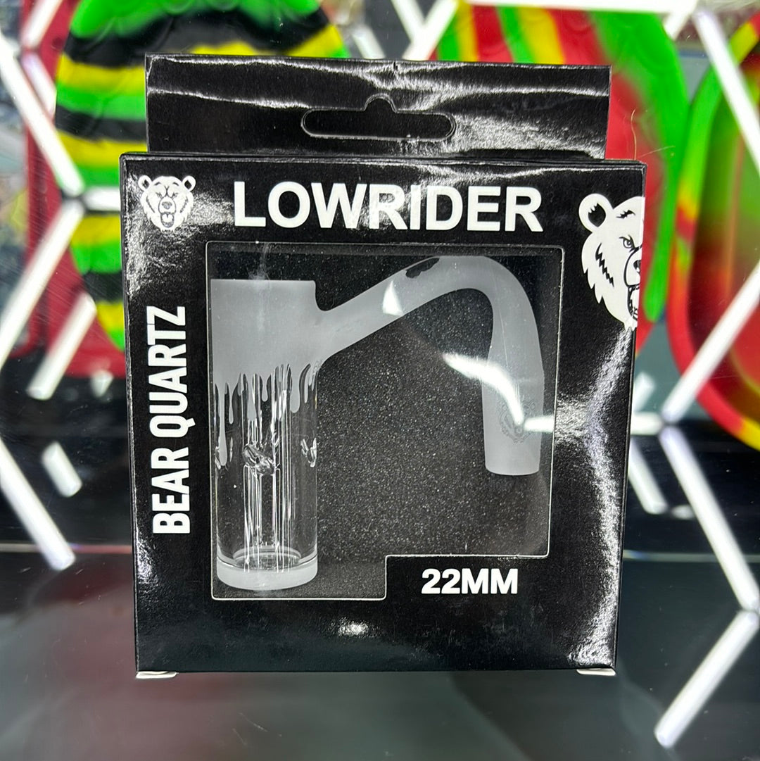 Bear quartz lowrider 22m frosted banger
