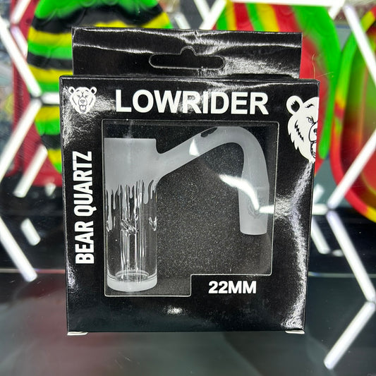 Bear quartz lowrider 22m frosted banger