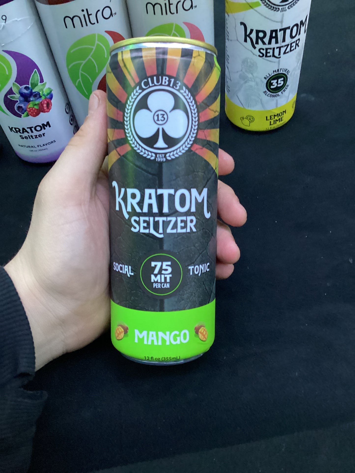 Club 13 kratom seltzer 75mit mango