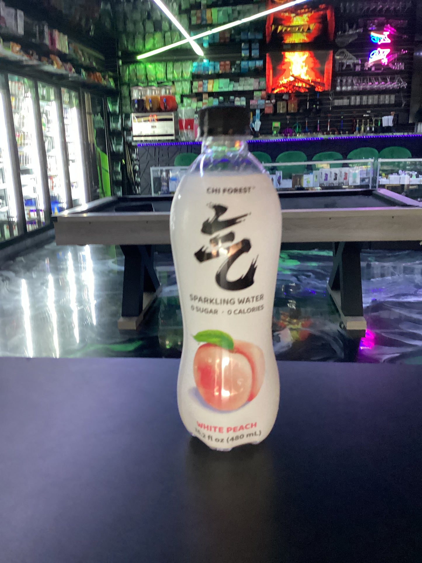 Chi forest white peach sparkling water 480ml