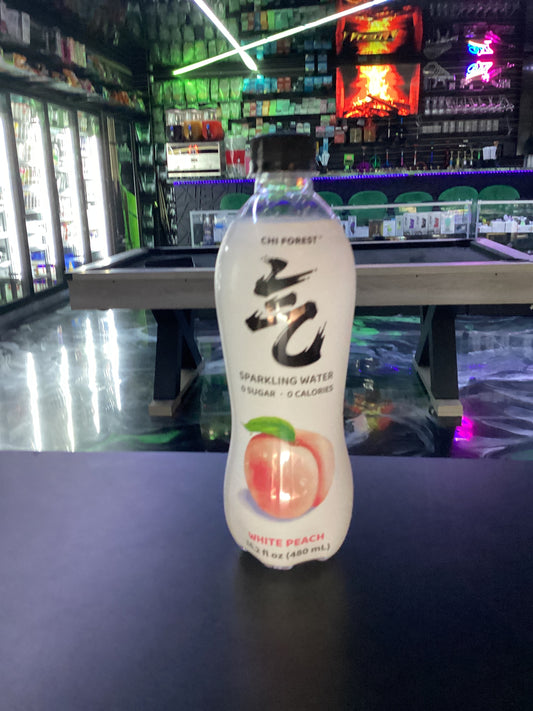 Chi forest white peach sparkling water 480ml