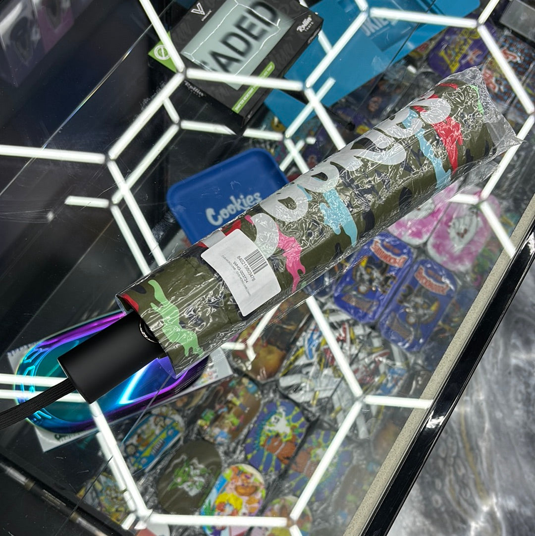 Cookies, umbrella, camouflage, green