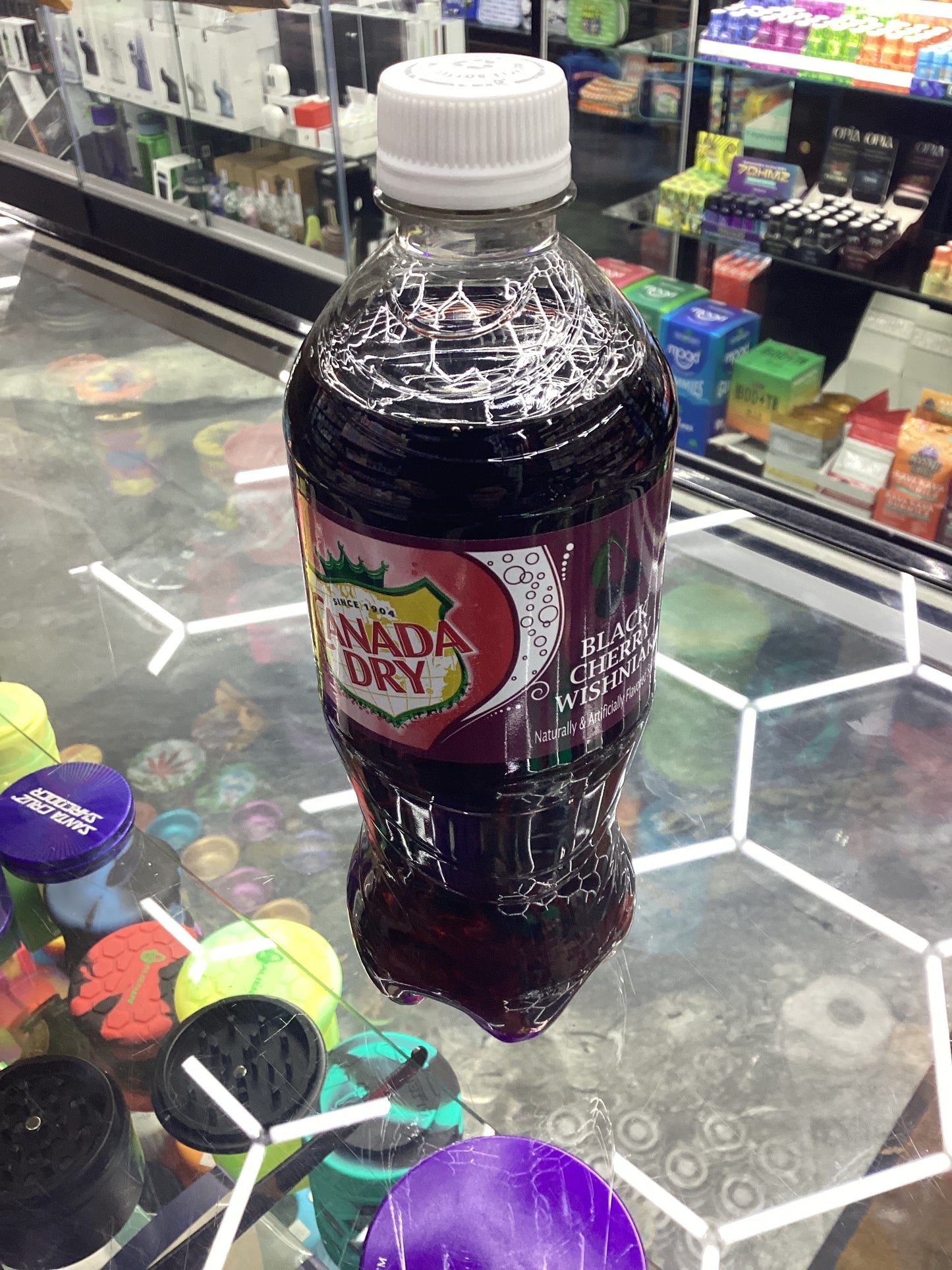 Canada Dry black cherry wishniak ginger ale exotic