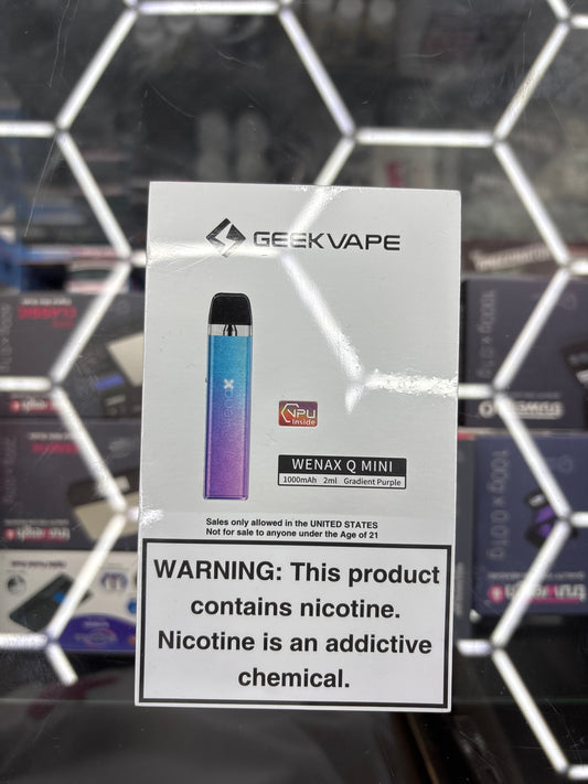 Geekvape Wenax q mini blue and purple