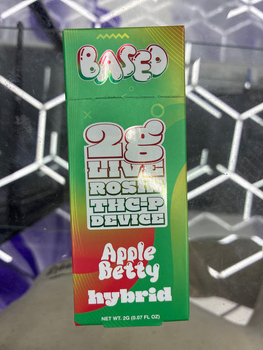Based 2g live rosin thc-p device apple Betty hybrid
