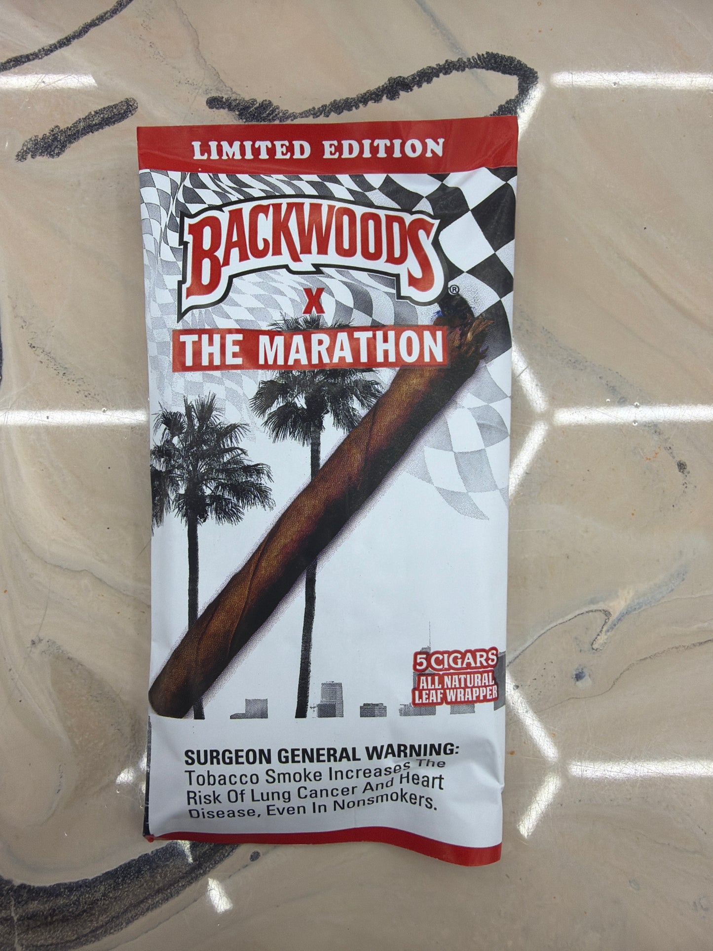 Backwoods 5 cigars The Marathon limited edition