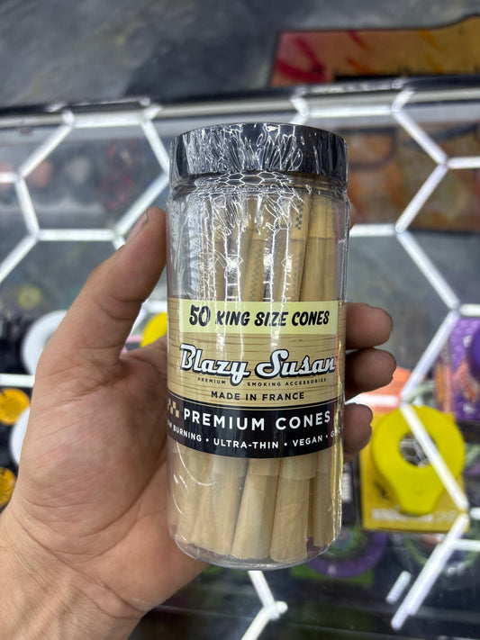 Blazy susan 50cones natural cones, king size cones