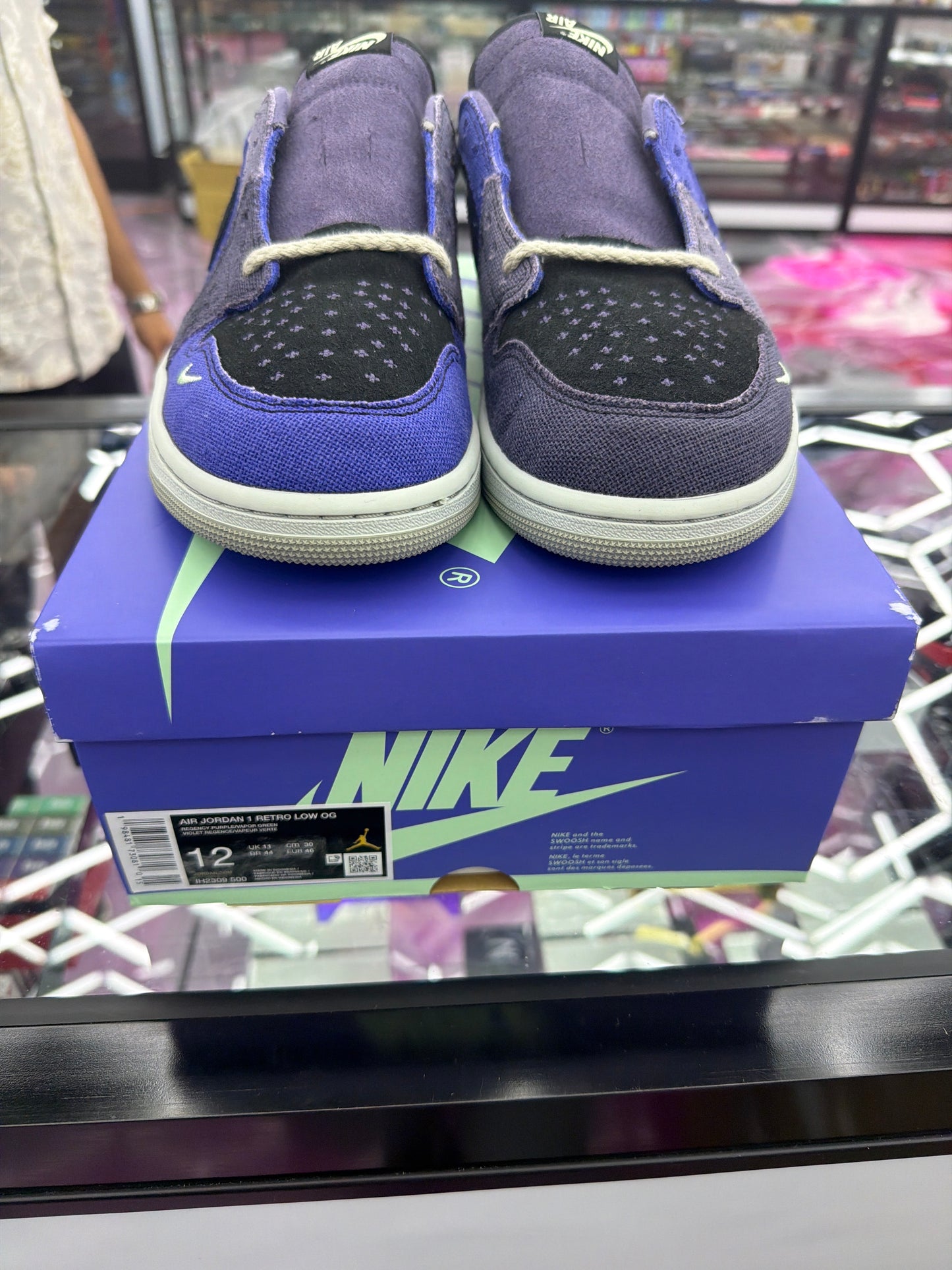 Jordan 1 Low og zion willamson voodoo alternate Sz 12