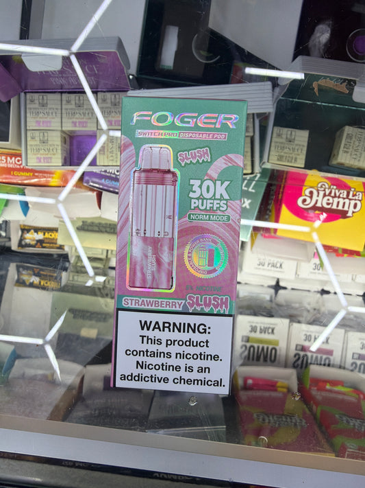 Fogger switch pro disposable pod 30k puffs Strawberry slush