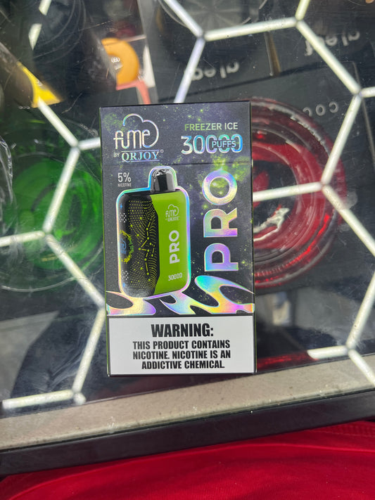 Fume 30k hits freezer ice