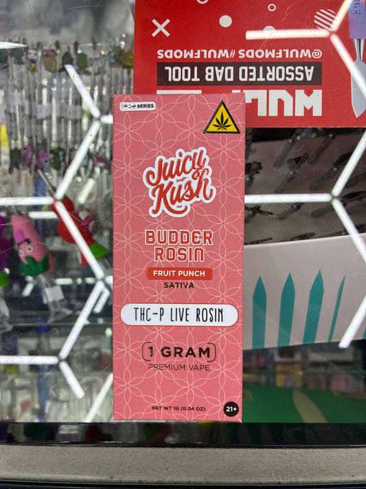 Juicy kush budder rosin 1g vape fruit punch sativa