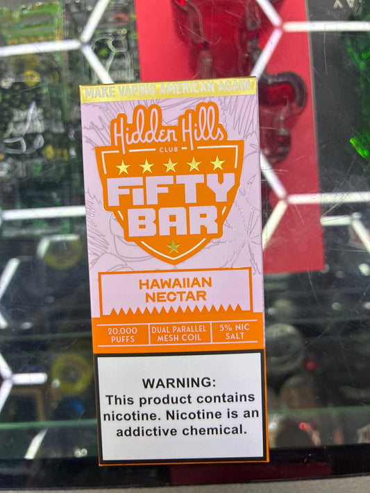 Fifty bar 20K puff Hawaiian nectar