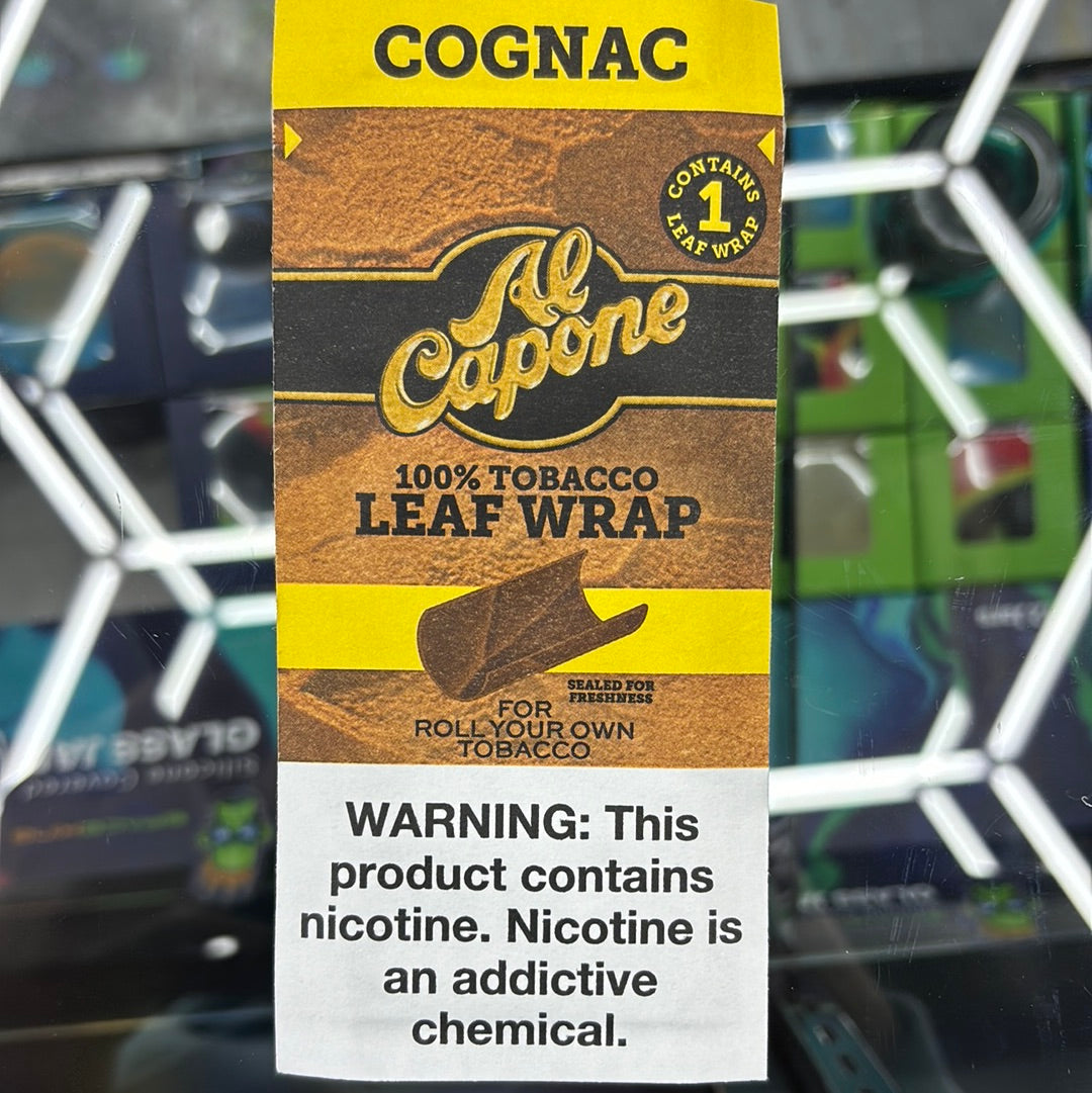 Al Capone cognac leaf wrap